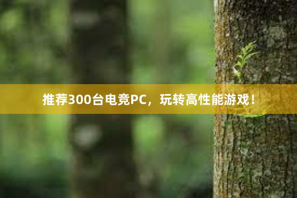 推荐300台电竞PC，玩转高性能游戏！